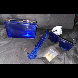 Acrylic Purse And Glasses